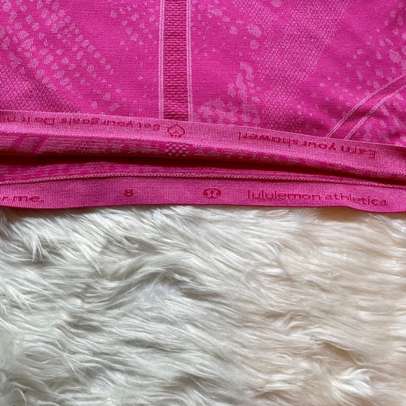 Lululemon 8 Run Swiftly Tech Racerback Tank Pink - Picture 4 of 10